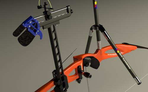 Recurve Bow Samick Avante on stand (Cycles)	  preview image